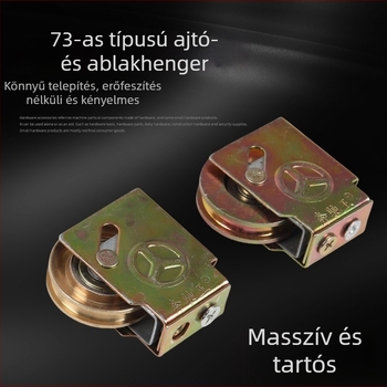 Mercedes King Vintage 73 csúszó ajtó- és ablak görgők csapágyakkal, halk vas kerekek, tartós rézkerekek