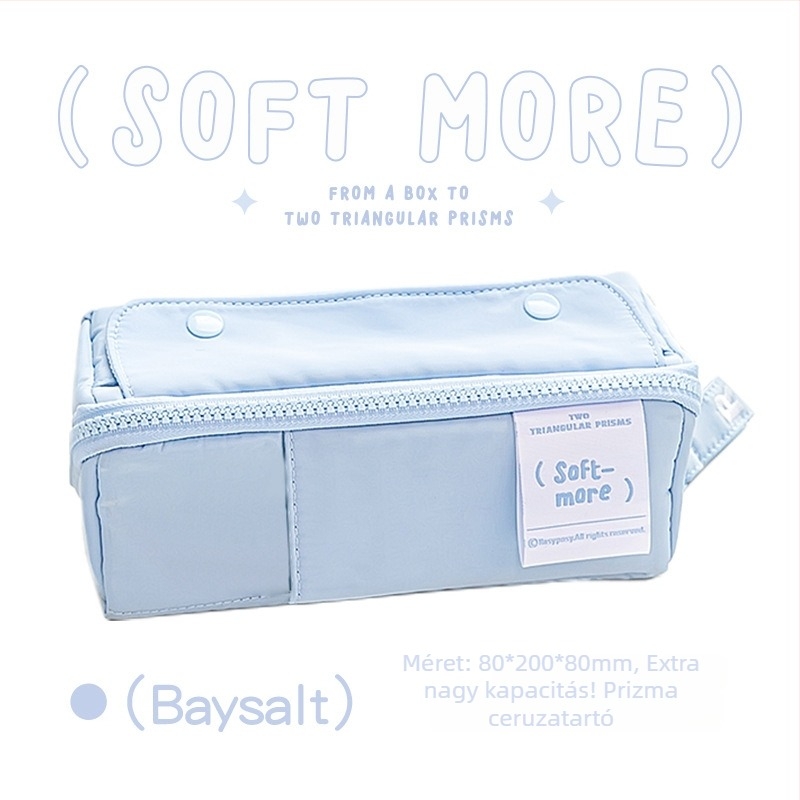 Rosyposy ceruzatartó – Prism dizájn, nagy nyitás, nagy kapacitás, rekesz, kétoldalas