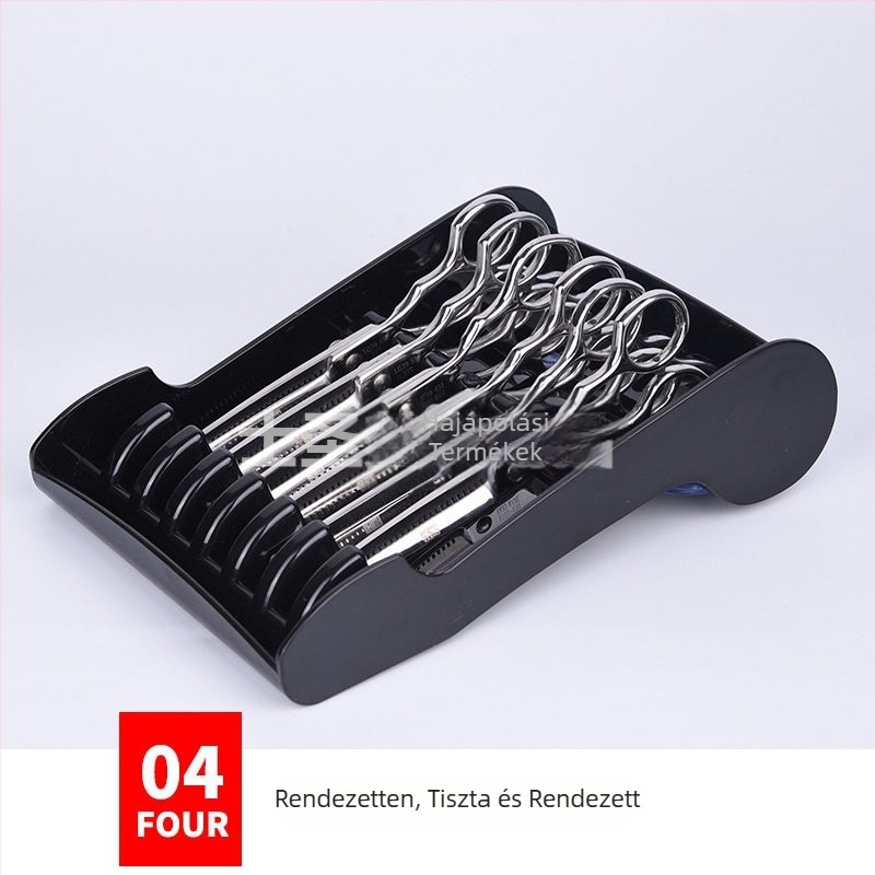 Olló tároló állvány fodrászszalonhoz, rögzített csúszásmentes kijelző, márka Shisheng, 1 db, importálás nélkül