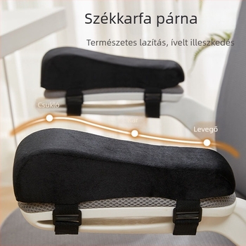 Irodai szék karfa párna, játékszék vagy ESport támogatás, magas visszapattanóhab, poliészter töltet, egyszínű minta, nordikus stílus, testre szabható, hálószoba/tanulmány/iroda