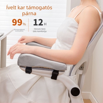 Irodai szék karfa párna, játékszék vagy ESport támogatás, magas visszapattanóhab, poliészter töltet, egyszínű minta, nordikus stílus, testre szabható, hálószoba/tanulmány/iroda