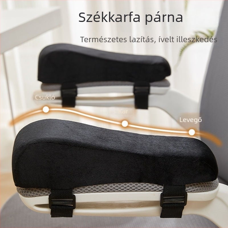Irodai szék karfa párna, játékszék vagy ESport támogatás, magas visszapattanóhab, poliészter töltet, egyszínű minta, nordikus stílus, testre szabható, hálószoba/tanulmány/iroda