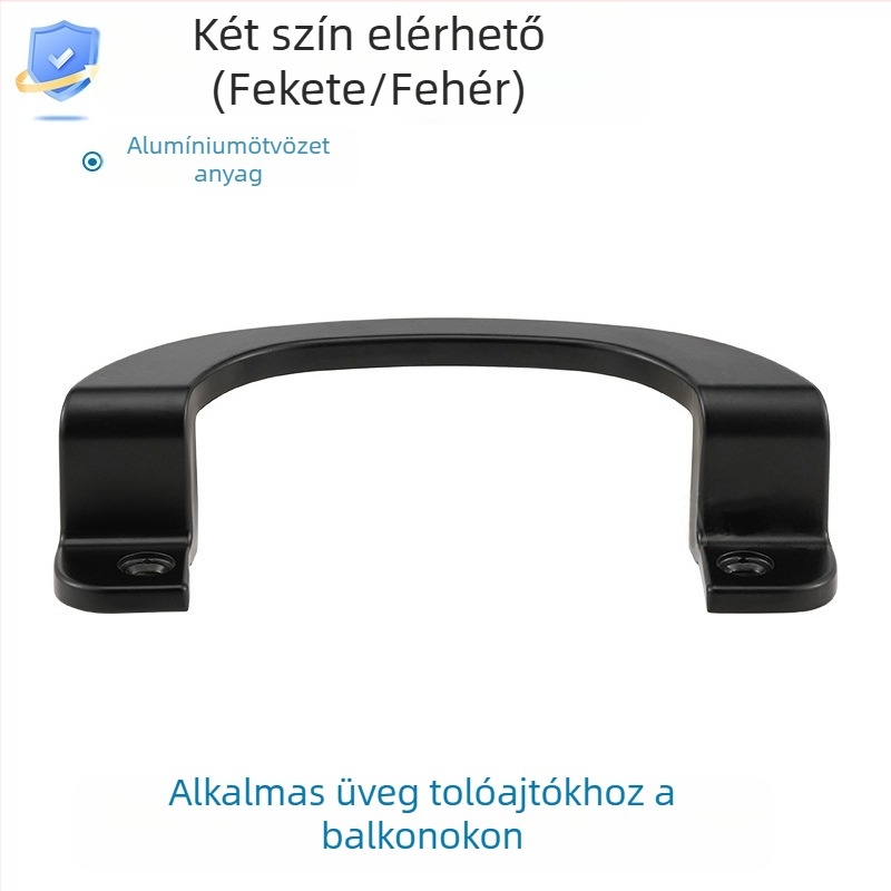 Csúszó ajtó kilincs, alumínium ötvözet, C alakú íves dizájn, modell XK6-LS-02, márka Tong Hua Shun