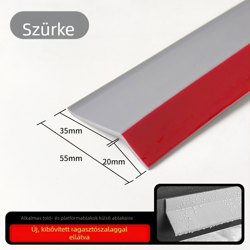 Ablak keret tömítő szalag – TPE elastomer, vízálló, modell 023/024, OEM logó