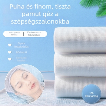Egyszer használatos arc-gézlap szalonhasználatra, tengeri algás puha filmmászk