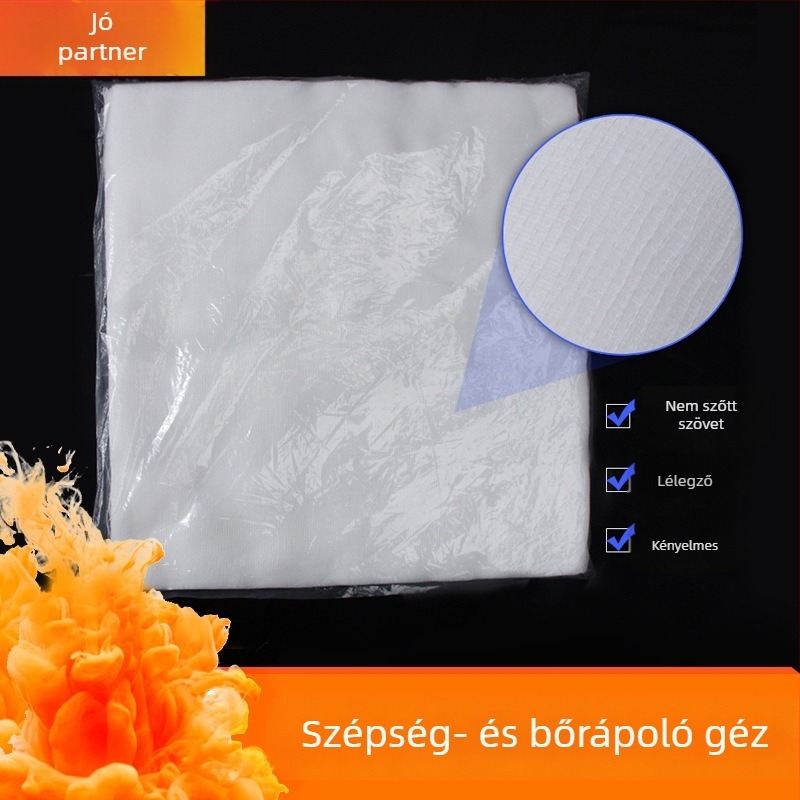 Koreai stílusú egyszer használatos gézlap arcápoláshoz, puha filmmárga