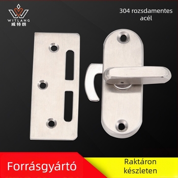 Wittrand 304 rozsdamentes acél retesz csúszó ajtókhoz, modell 3-035 buckle B, modern egyszerű stílus