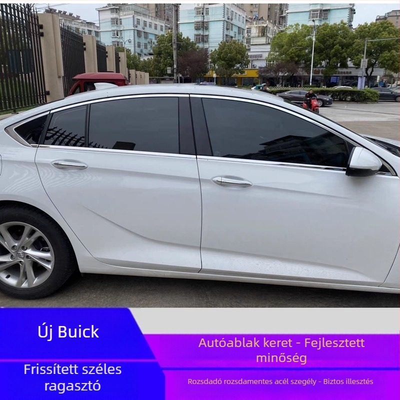 Buick Regal ablak chrome dekorációs csíkok – rozsdamentes acél dekorációs csíkok (Márka: Powerful manufacturer; Autók márkái: Shangjia; Anyag: Other; Feldolgozás: No)