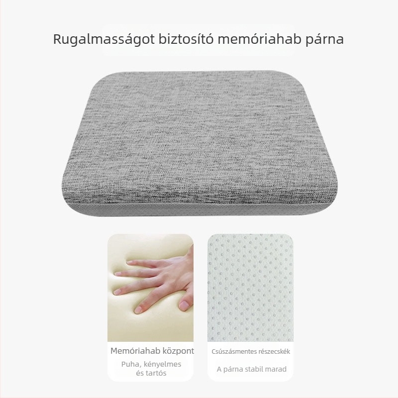 Memóriahab ülőpárna irodai székre, puha, magasságot növelő, vastagított, tartós, diákoknak, étkezőszékeknek és autóhasználatra