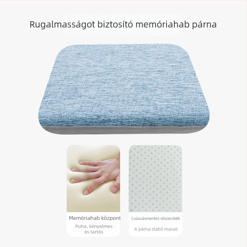 Memóriahab ülőpárna irodai székre, puha, magasságot növelő, vastagított, tartós, diákoknak, étkezőszékeknek és autóhasználatra