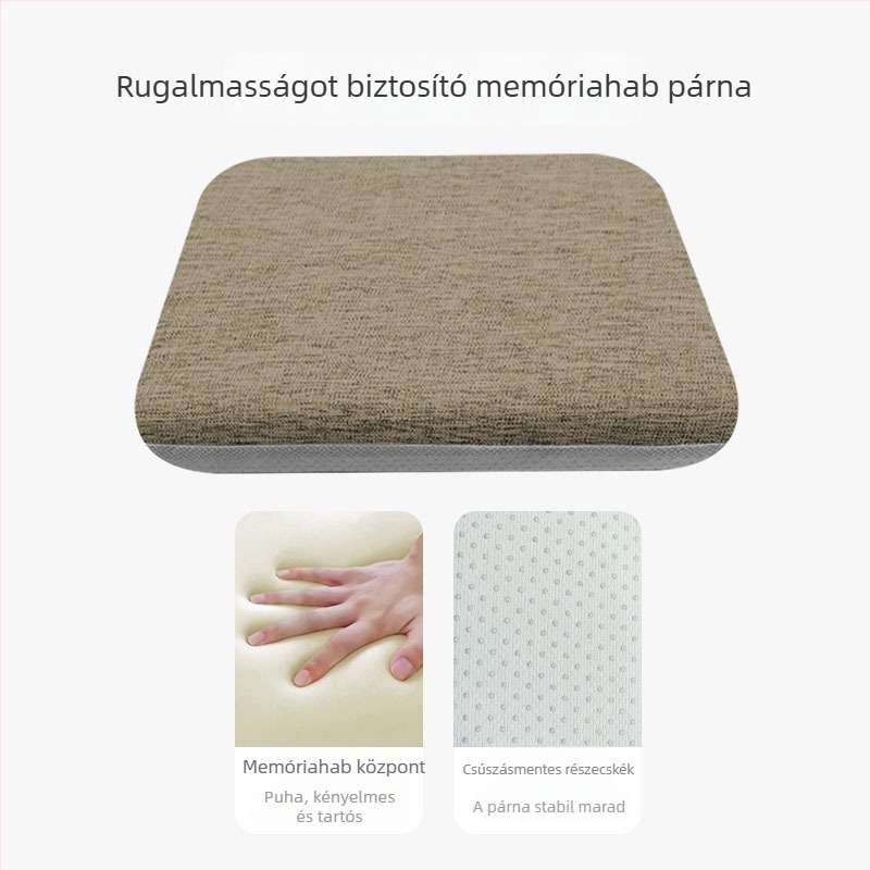 Memóriahab ülőpárna irodai székre, puha, magasságot növelő, vastagított, tartós, diákoknak, étkezőszékeknek és autóhasználatra