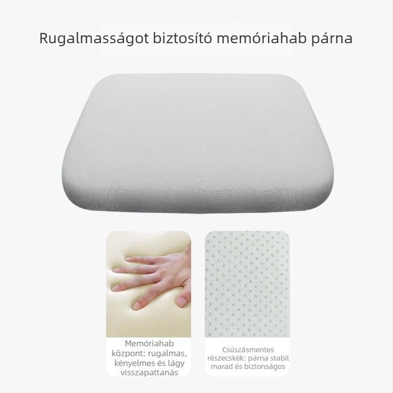 Memóriahab ülőpárna irodai székre, puha, magasságot növelő, vastagított, tartós, diákoknak, étkezőszékeknek és autóhasználatra