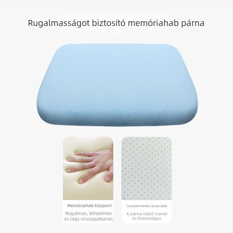 Memóriahab ülőpárna irodai székre, puha, magasságot növelő, vastagított, tartós, diákoknak, étkezőszékeknek és autóhasználatra