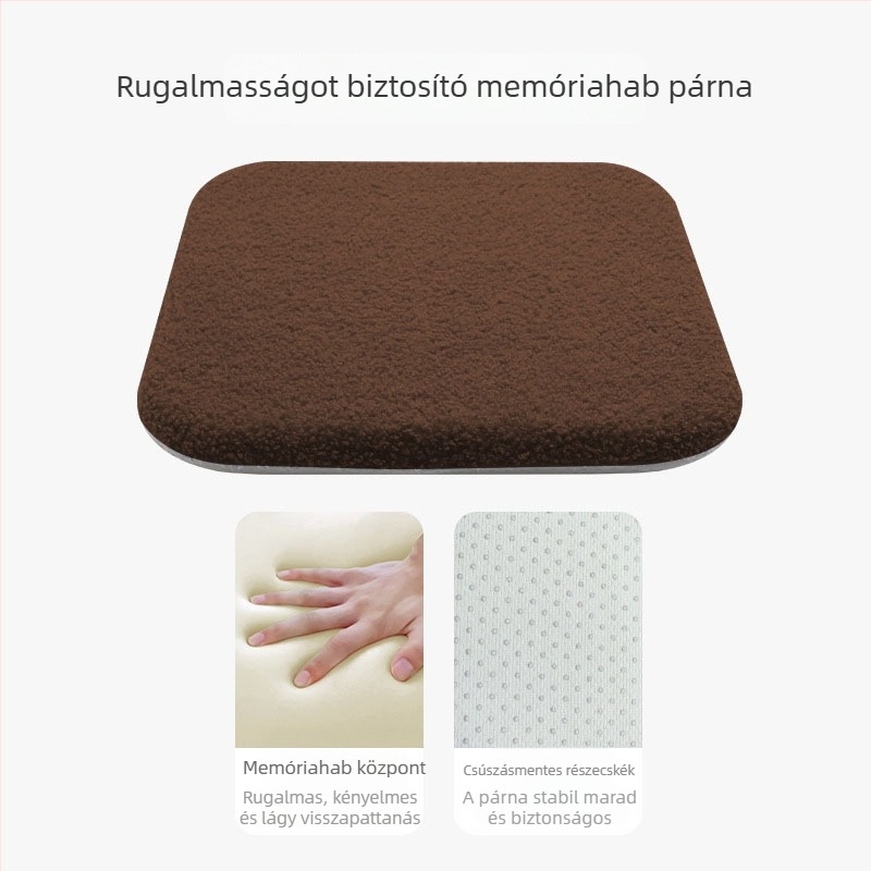 Memóriahab ülőpárna irodai székre, puha, magasságot növelő, vastagított, tartós, diákoknak, étkezőszékeknek és autóhasználatra