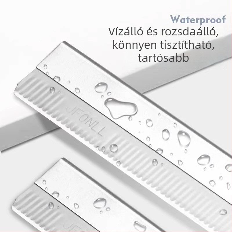 Rozsdamentes acél szemöldök-trimmelő készlet – sminkeseknek és férfiaknak és nőknek, kezdőbarát