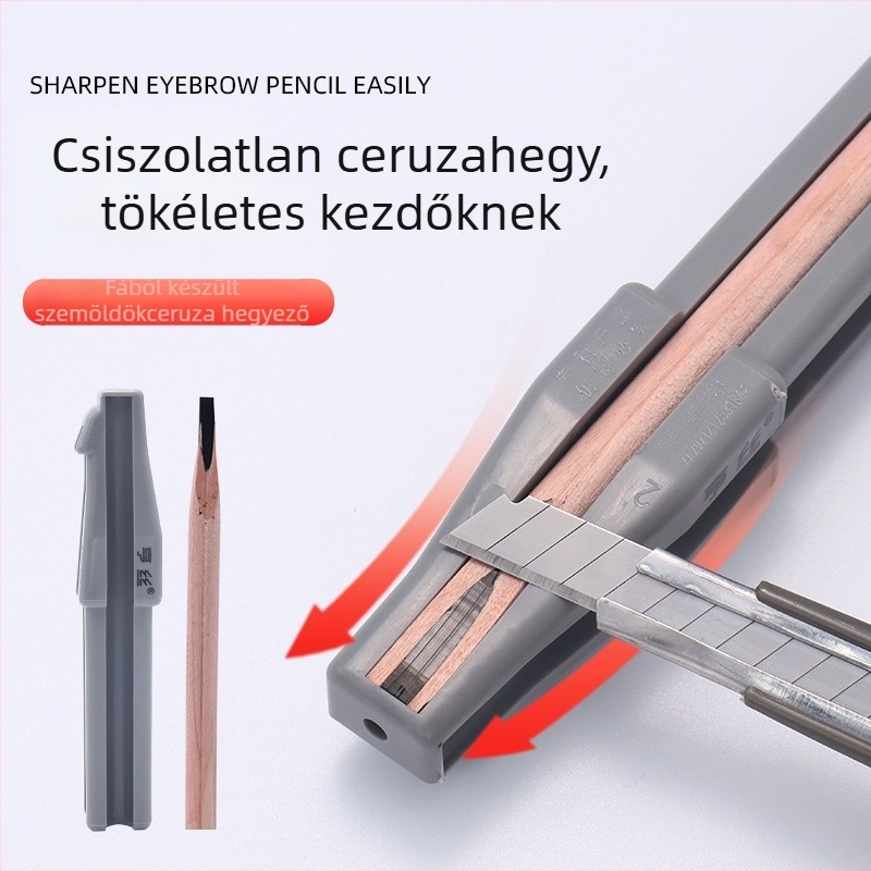 Indy Szemöldökceruza élező, fa készlet kezdőknek