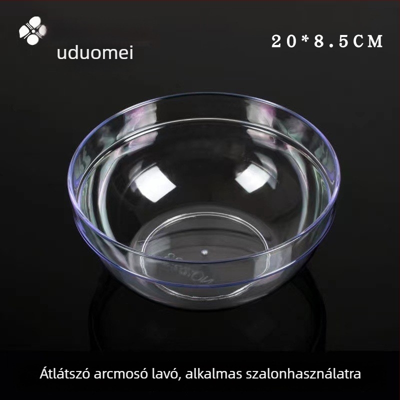 Arctisztító medence – átlátszó műanyag, kör alakú, kis méretű, spa és mindennapi használatra