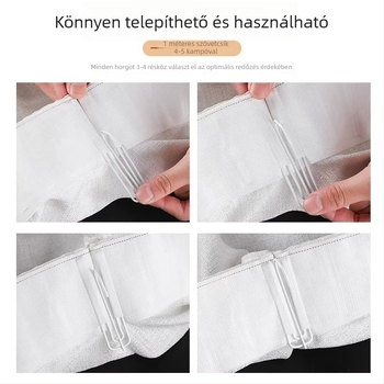 Négyágú függönyhorgok