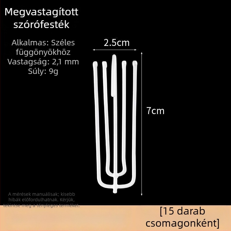 Négyágú függönyhorgok