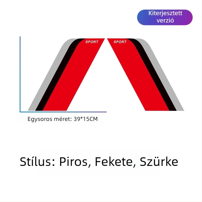 Autó kerékív dekoratív matrica - erős tapadás, ragasztásos felhelyezés, testreszabható feldolgozás