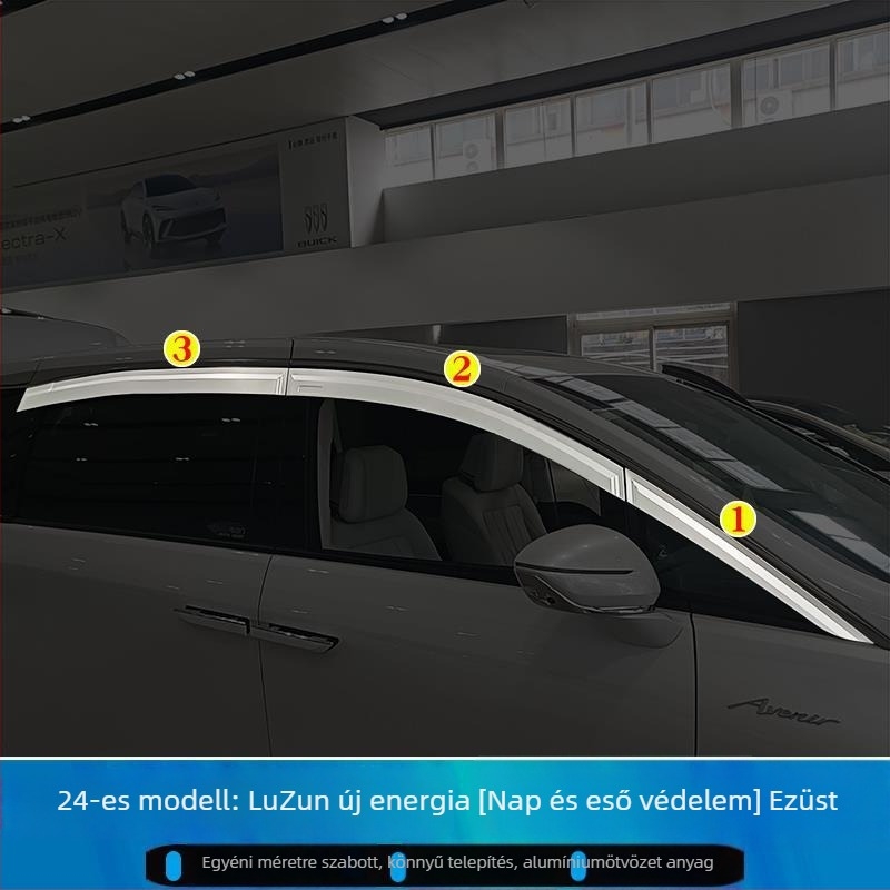 Esővédő szemöldök Buick GL8 ES/653T/652T-hez — Just Right, Anyag: Egyéb, Testreszabás: Elérhető