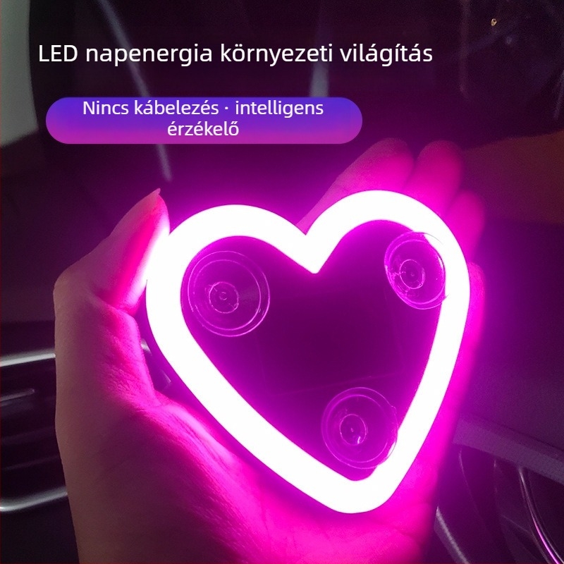 Műanyag autómatrica geometriai mintával, rögzítés szívócsészével az autó oldalára