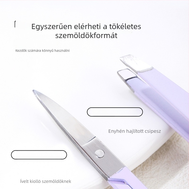 Etif szemöldök formázó készlet: szemöldök-trimmer, olló és klipsz, PC anyag