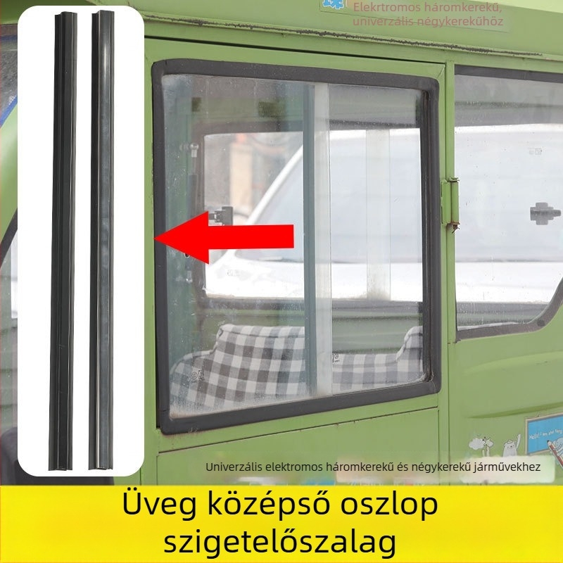 Ajtó- és ablak-tömítés – gumi, univerzális, elektromos zárt háromkerekű járműhöz