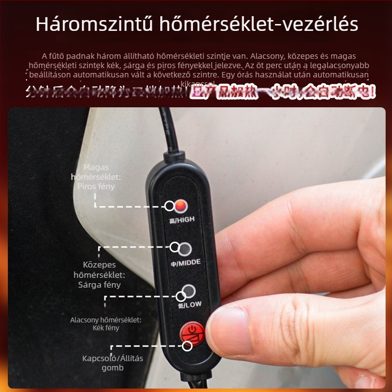 DIY PTC fűtött ülés párna elektromos járművekhez – téli használatra, Fujian eredetű, Kína