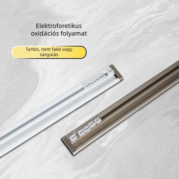 Wr676 függöny sín, alumínium ötvözet, felső szerelésű sín, típus: felakasztás, modern minimalista stílus