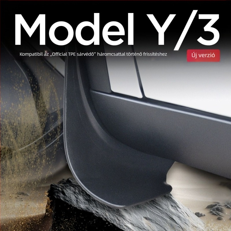 Kerékdob a Tesla Model Y/Model 3-hoz (új verzió) – dekoratív módosító kiegészítő automata hajtású járművekhez