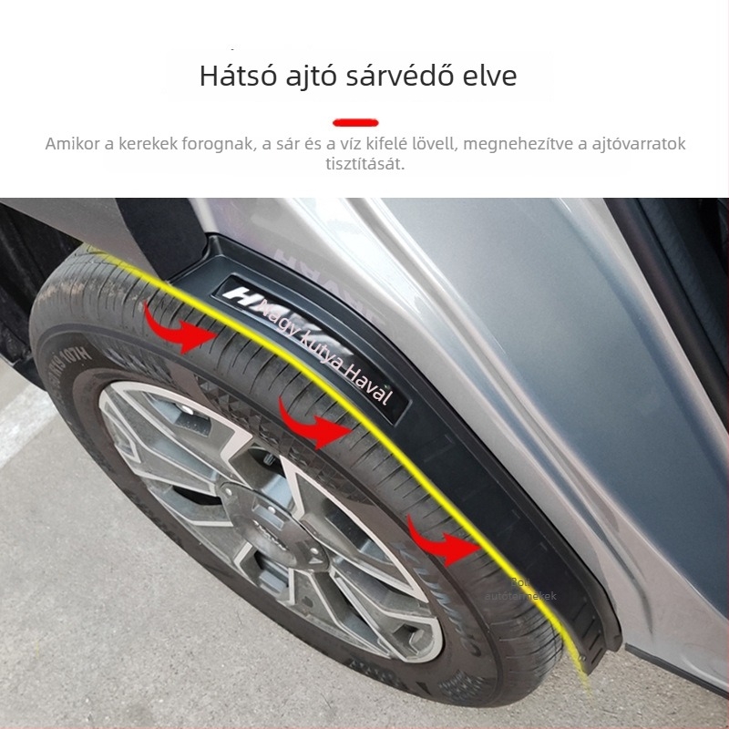 Haval Dargo 2. generációs sárvédők, hátsó kerék belső burkolatok és kerékív módosító alkatrészek