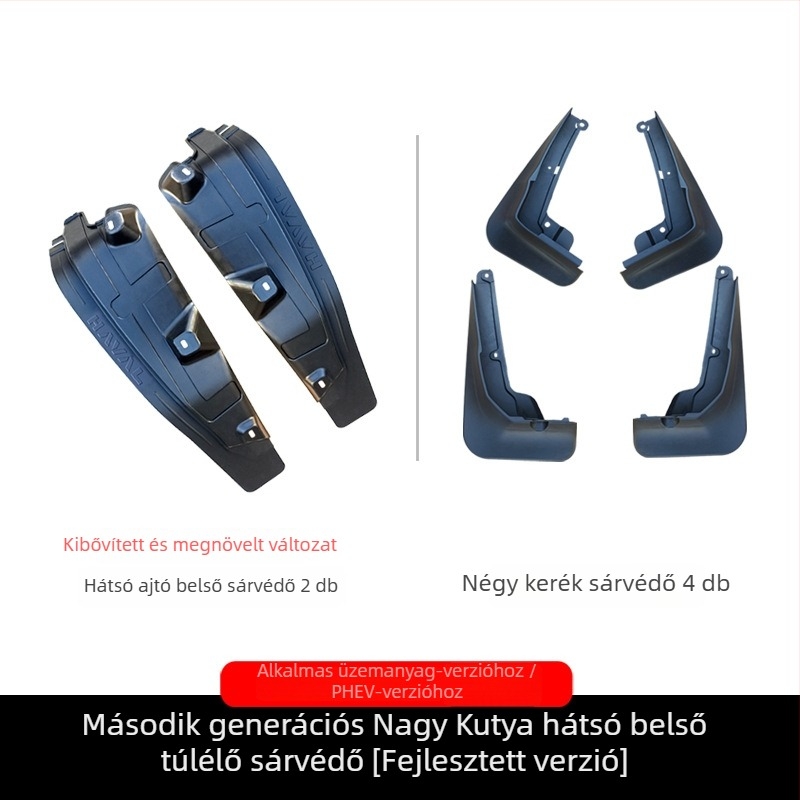 Haval Dargo 2. generációs sárvédők, hátsó kerék belső burkolatok és kerékív módosító alkatrészek