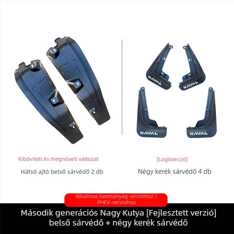 Haval Dargo 2. generációs sárvédők, hátsó kerék belső burkolatok és kerékív módosító alkatrészek