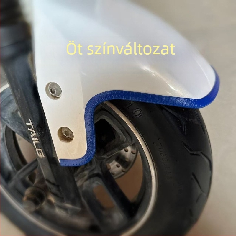 Univerzális sárvédővédő csík elektromos rollerekhez, motorkerékpárokhoz és háromkerekűekhez – PVC öntapadó, karcolásálló, dekoratív él