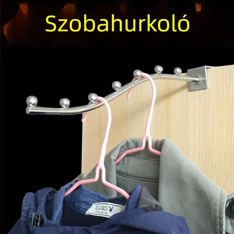 Hetes gyöngyös ruhafogas, 25 mm négyzet keresztmetszetű csővel – erkélyvédő korlát, kollégiumi szobához