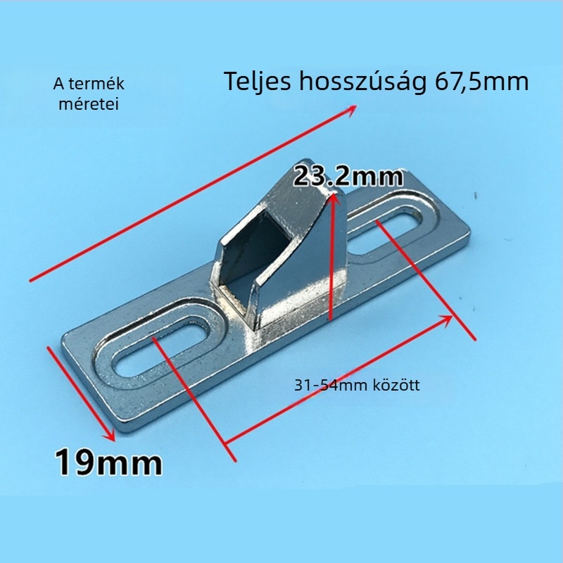 Kampózár tartozék csúszó ablakokhoz – Zero Yue, cink ötvözet, modern stílus