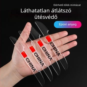 Autó ajtó ütésvédő csík — műanyag, modell Blade anti-collision patch, testreszabható feldolgozás