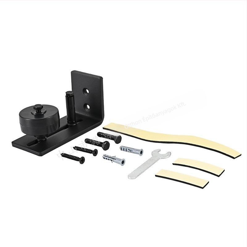 Lengésgátló stopper csúszó ajtókhoz, vasból készült, alkalmas fa és alumínium ajtókhoz, testreszabható feldolgozás, felület polírozása és porfestés