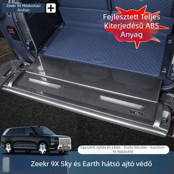 Műanyag csomagtartó védőcsík szénszálas textúrával Zeekr 9X-hez (25 modell); testre szabható