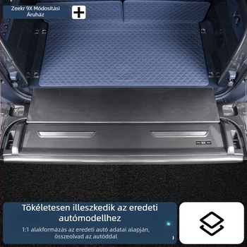 Műanyag csomagtartó védőcsík szénszálas textúrával Zeekr 9X-hez (25 modell); testre szabható