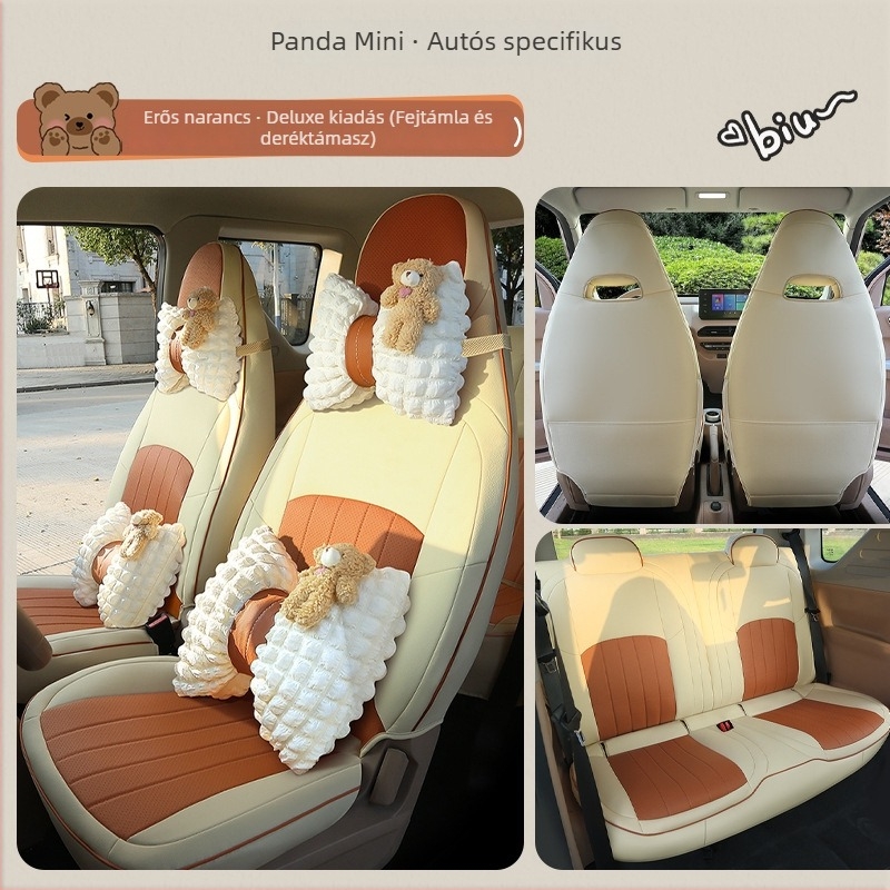 Geely Panda MINI teljes bőr autóülésvédő Xiangxuan, kopásálló bőr, testreszabható, speciális modellhez, minden évszakra
