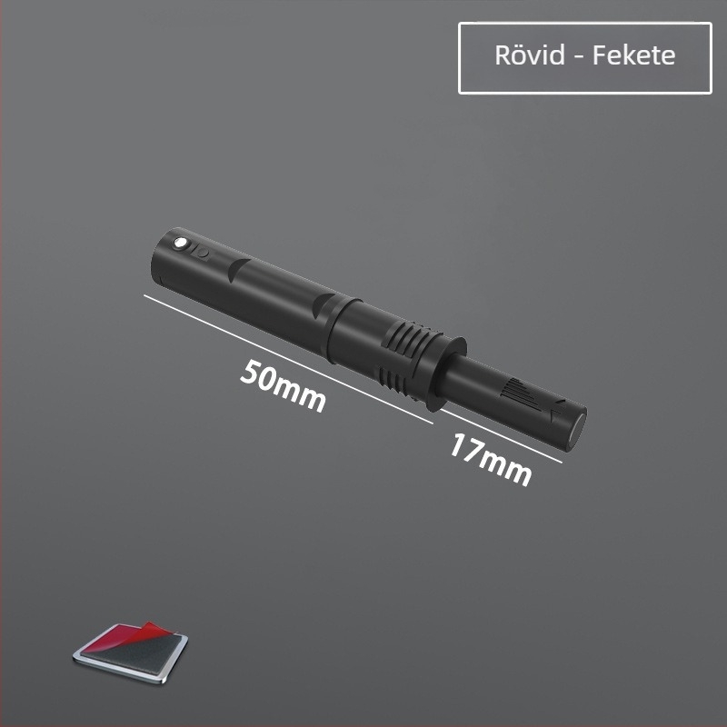 Szekrényajtóhoz rejtett mágneses érintőzár hardver, modell 048, ABS, injekciós öntés, modern minimalista stílus