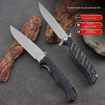 Összecsukható kültéri kés csapágyas gyorsnyitó mechanizmussal, Carriage Knife, ABS + rozsdamentes acél