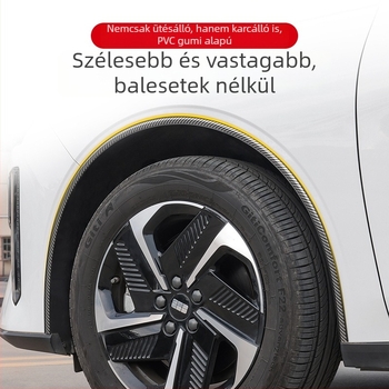Yasi ni PVC kerékívvédő, univerzális autóhoz, elektroplating modell, testreszabható, karcolás elleni szalag