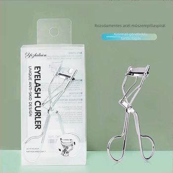 Rozsdamentes acélból készült szempillagöndörítő – kézi, hordozható, 500 darabos csomag, hétköznapi használatra