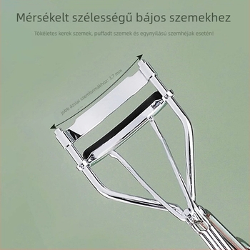 Rozsdamentes acélból készült szempillagöndörítő – kézi, hordozható, 500 darabos csomag, hétköznapi használatra