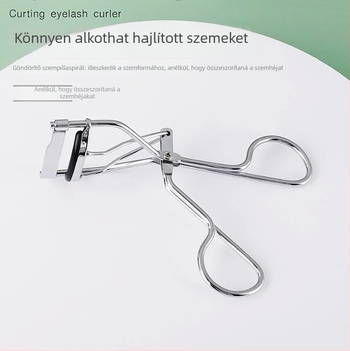 Rozsdamentes acélból készült szempillagöndörítő – kézi, hordozható, 500 darabos csomag, hétköznapi használatra