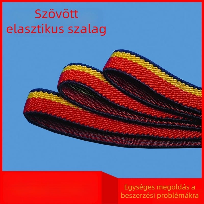 Poliészter elasztikus webbing, Honghui, nagy nyúlású, ruházati és ipari textíliákhoz