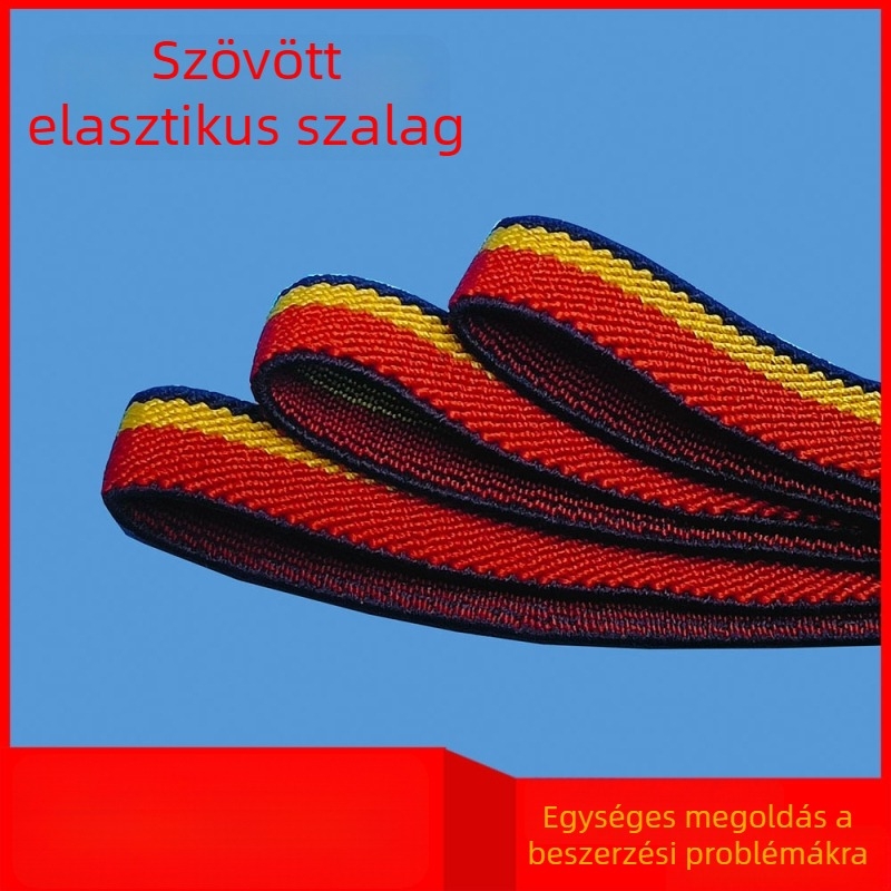 Poliészter elasztikus webbing, Honghui, nagy nyúlású, ruházati és ipari textíliákhoz